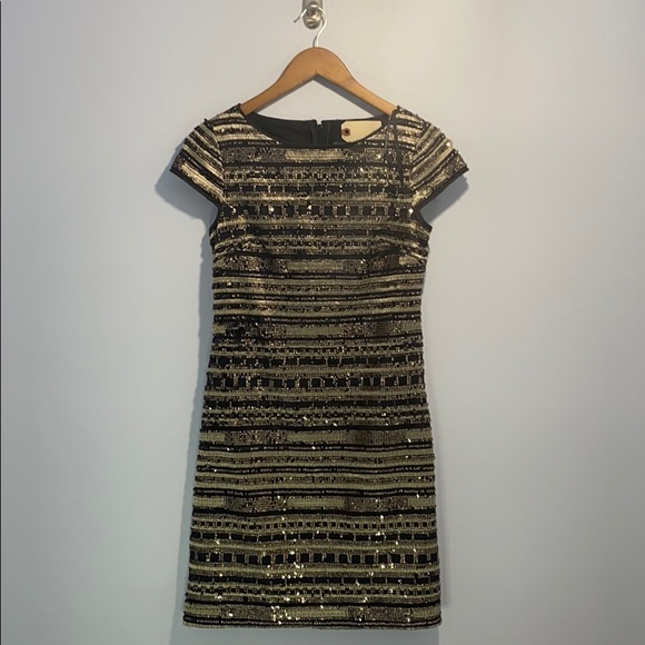 Vince Camuto Women's Sequined Shift Dress US2 - Picture 6 of 14